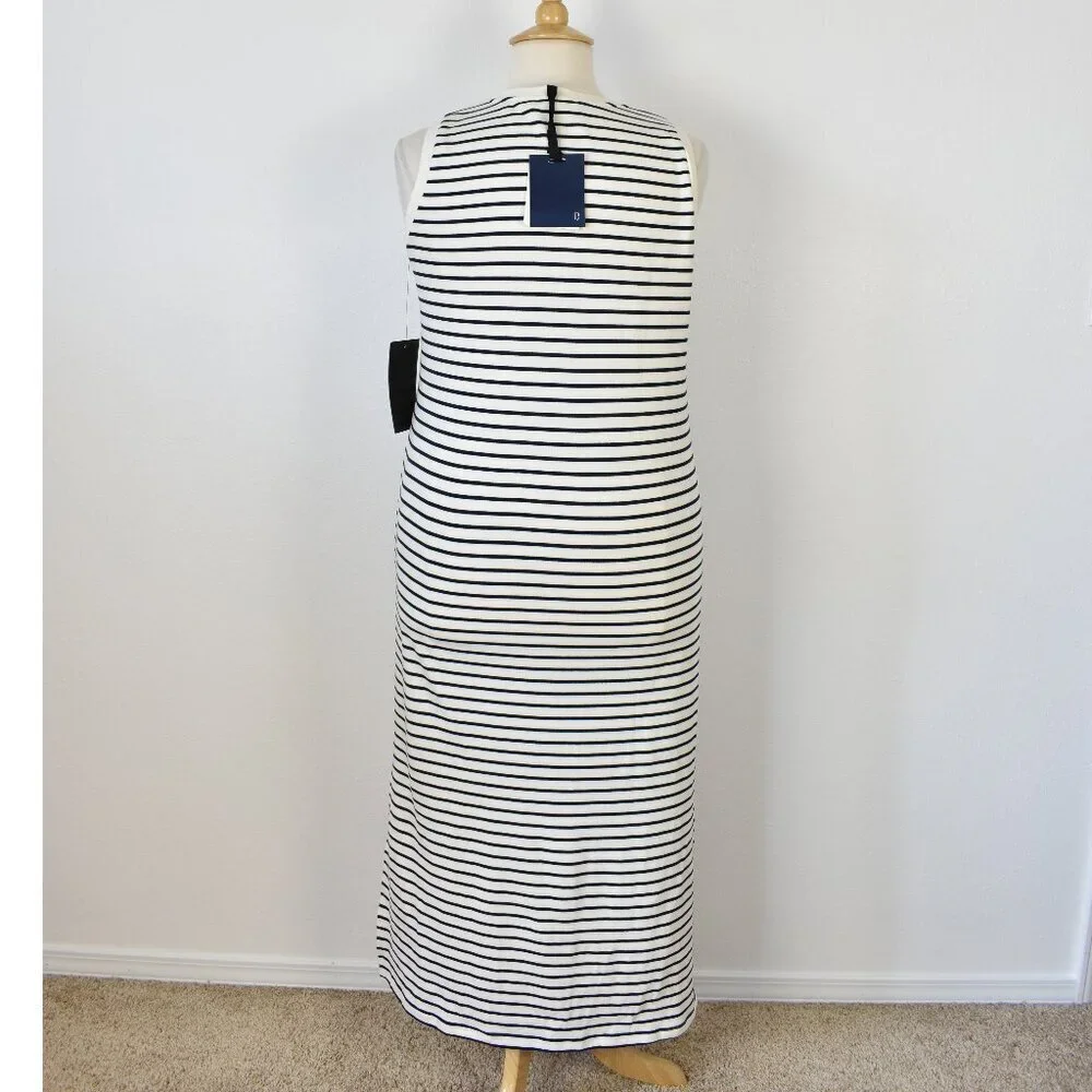 Pomander Place Navy Stripe Gio Maxi Dress NEW - XXL - Picture 6 of 10
